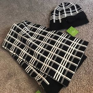 Kate spade hat & scarf set